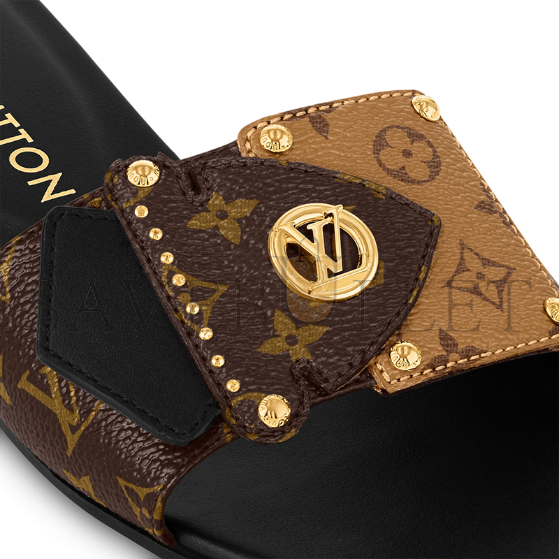 LOUIS VUITTON LV FRAME FLAT MULE 1ACXGD LOUIS VUITTON LV FRAME FLAT MULE 1ACXGD